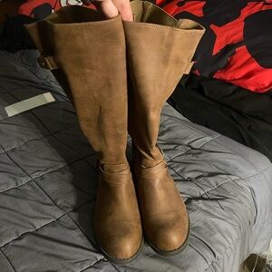 Lane Bryant wide calf boots.